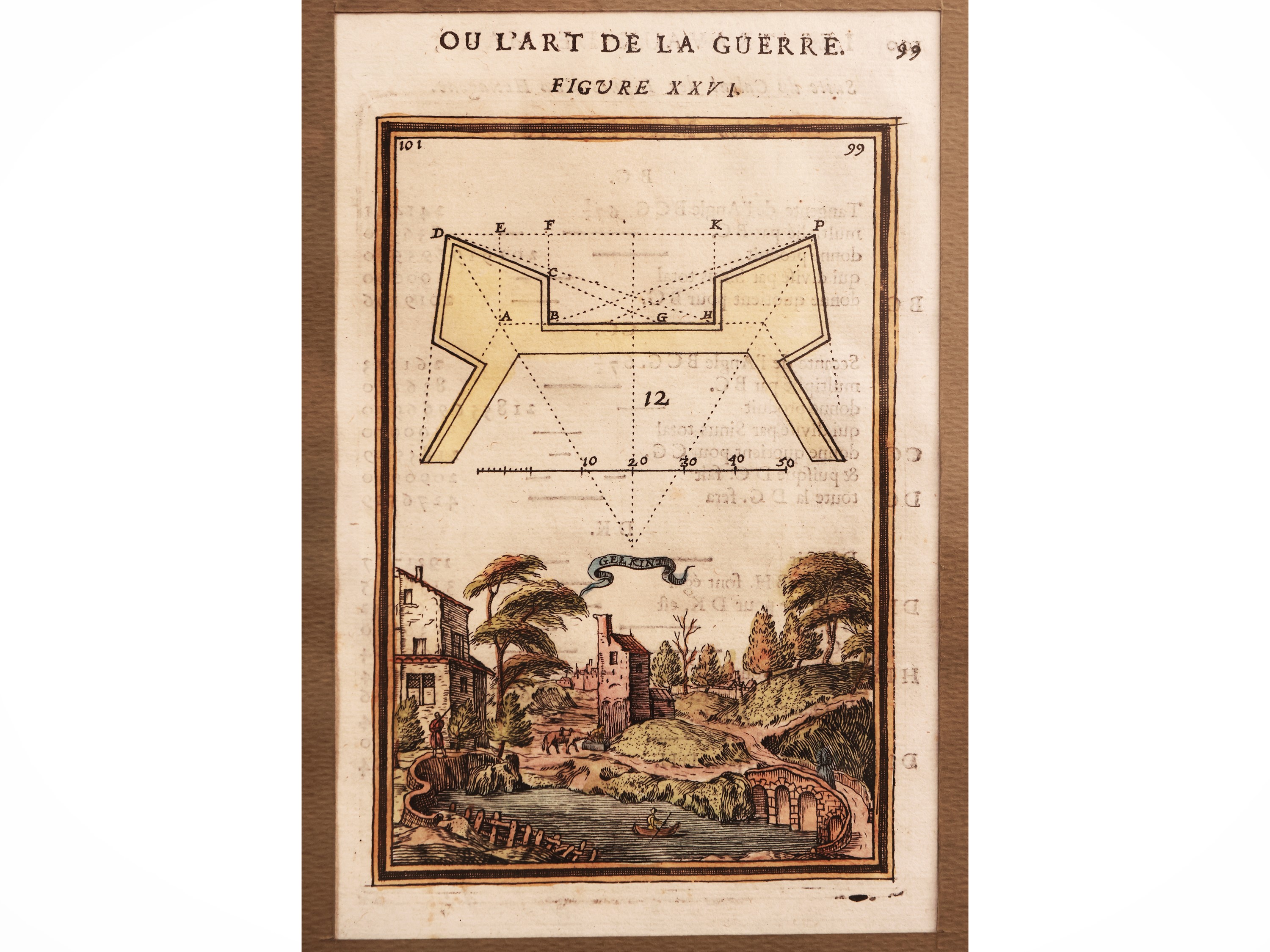 Alain Manesson Mallet - "les Travaux De Mars, Ou L'art De la Guerre" - Nove Incisioni