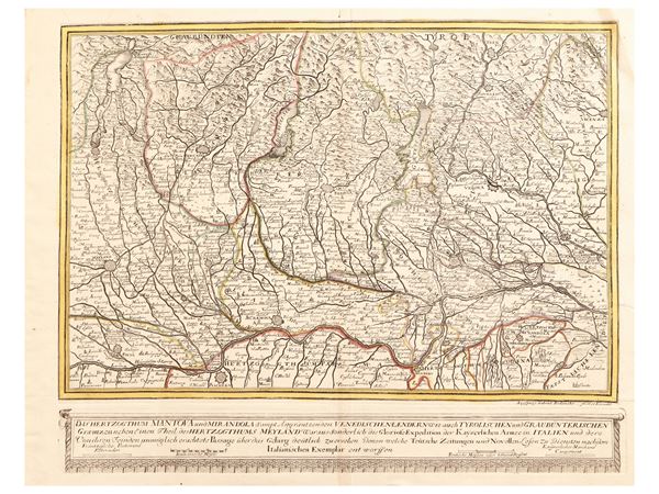 Gabriel Bodenher - Das Hertzogthum Mantova und Mirandola
