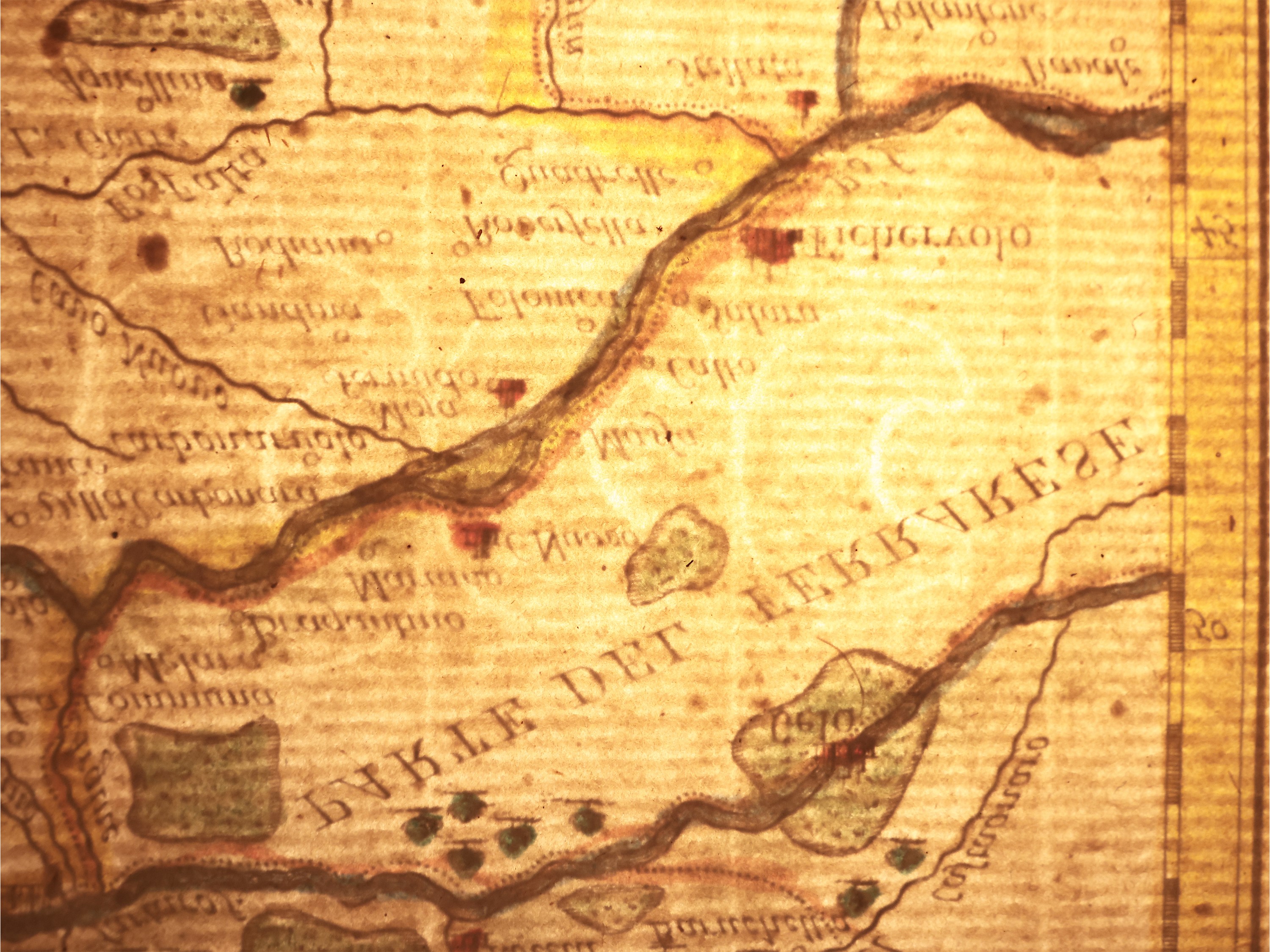 Giovanni Battista Albrizzi - Carta Geografica del Ducato di Mantova (1750 Ca)