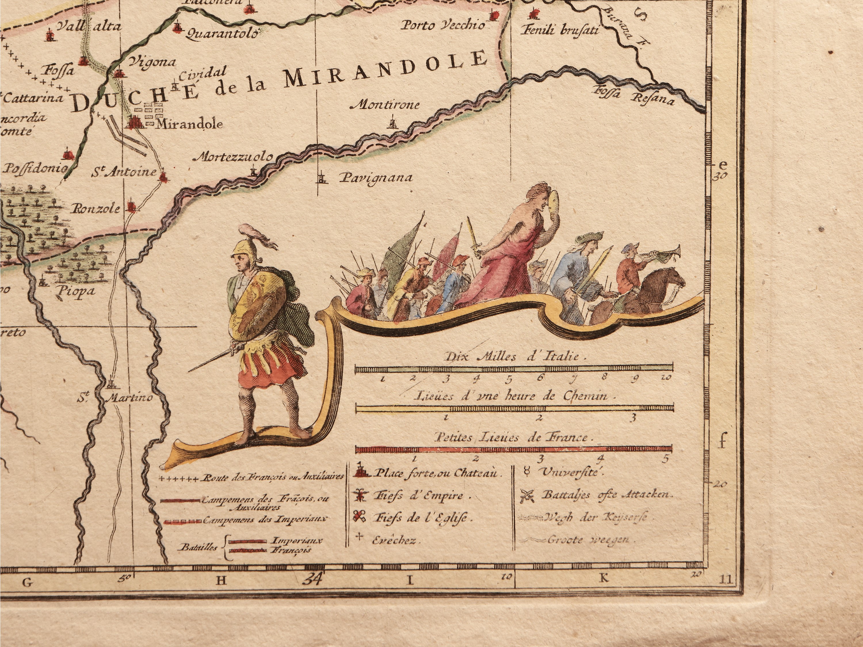 Guillaume Sanson - Carte Nouvelle Du Duché De Mantoue (1760)