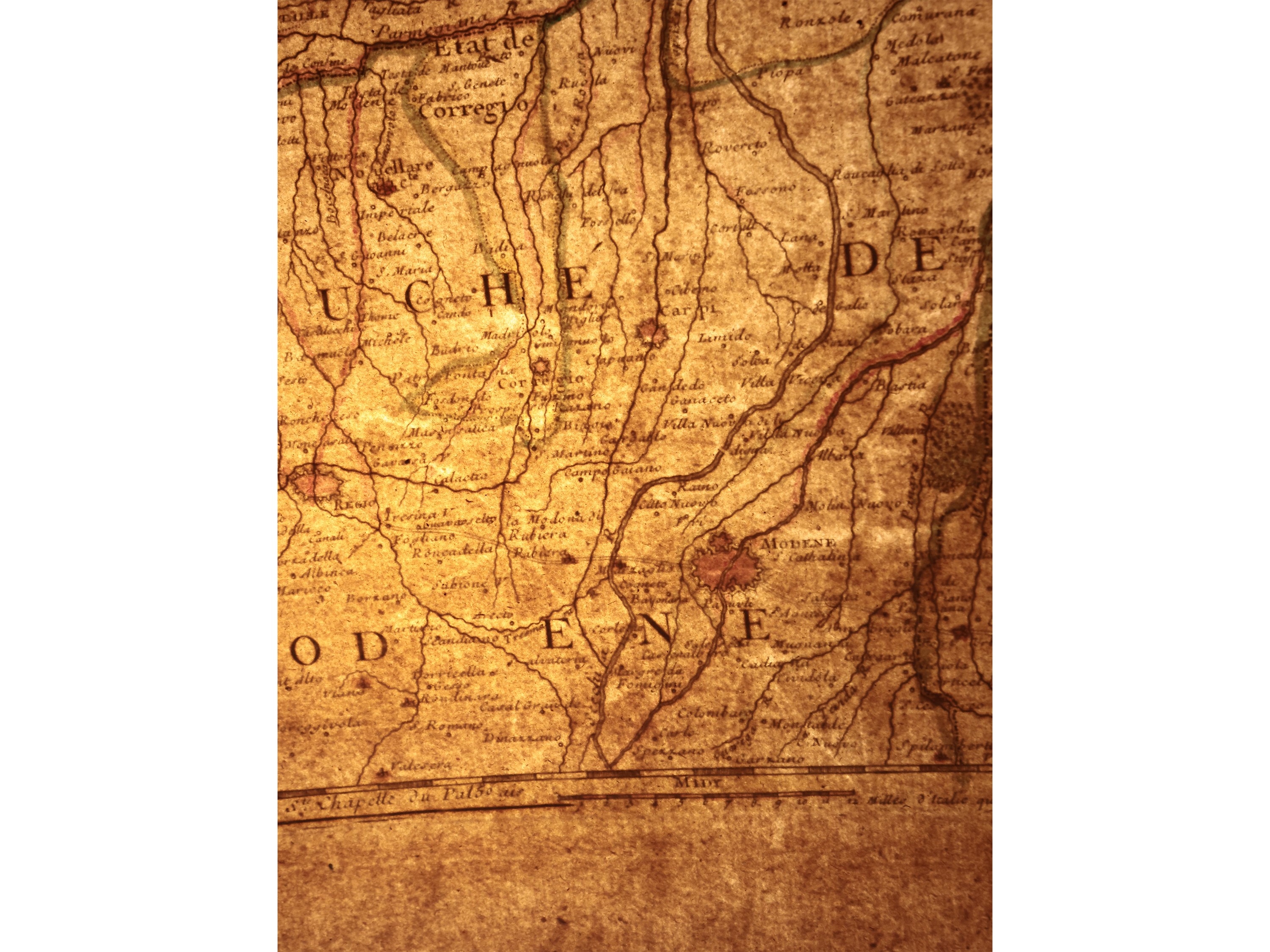 Gaspard Baillieul - Carte Nouvelle Ou se Trouvent le Mantouan, le Veronois, le Parmesan, le Moden...
