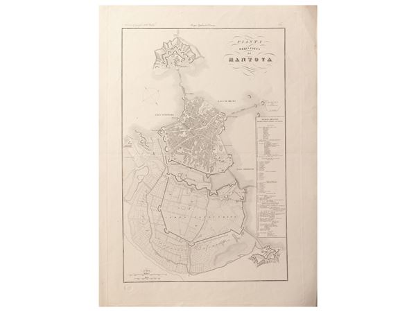 Tre incisioni da Atlante Geografico degli Stati italiani di Attilio Zuccagni Orlandini