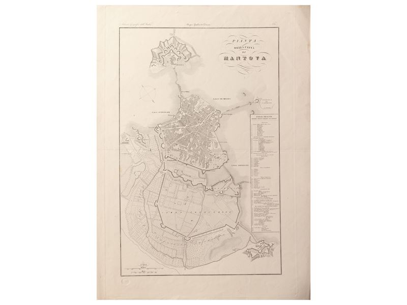 Tre Incisioni da Atlante Geografico degli Stati Italiani di Attilio Zuccagni Orlandini