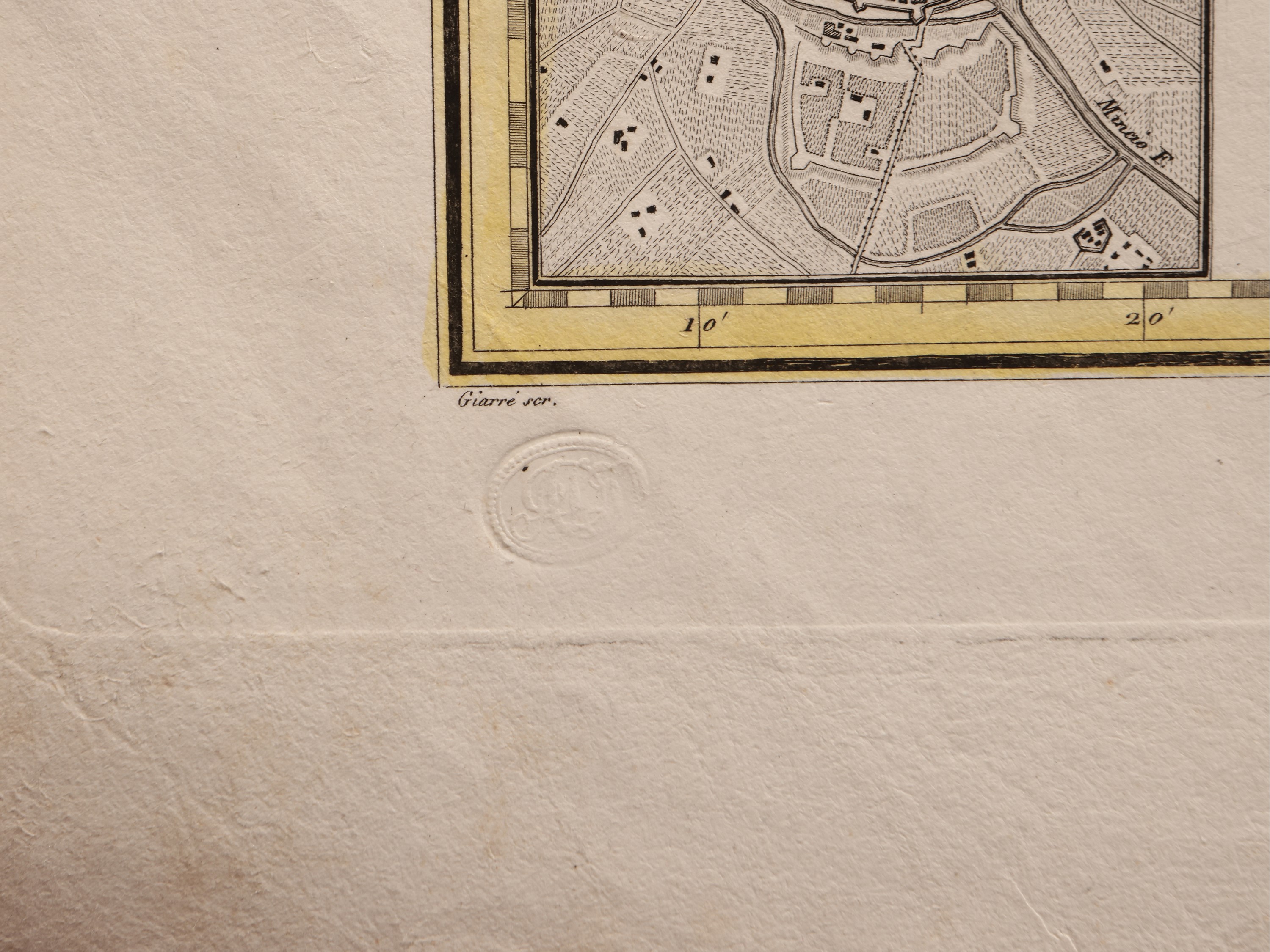 Tre Incisioni da Atlante Geografico degli Stati Italiani di Attilio Zuccagni Orlandini