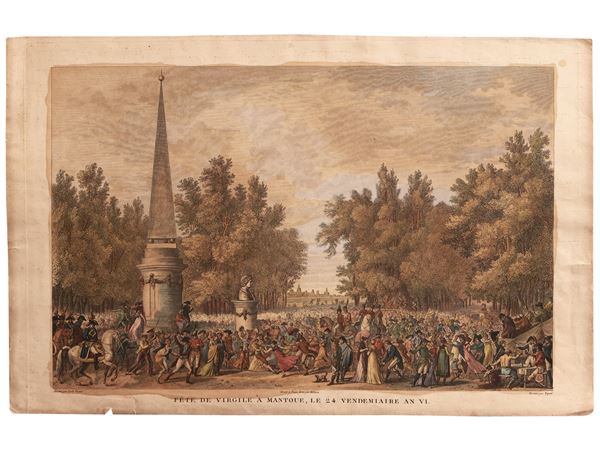 Fete de Virgile à Mantoue - Bataille de la Favorite