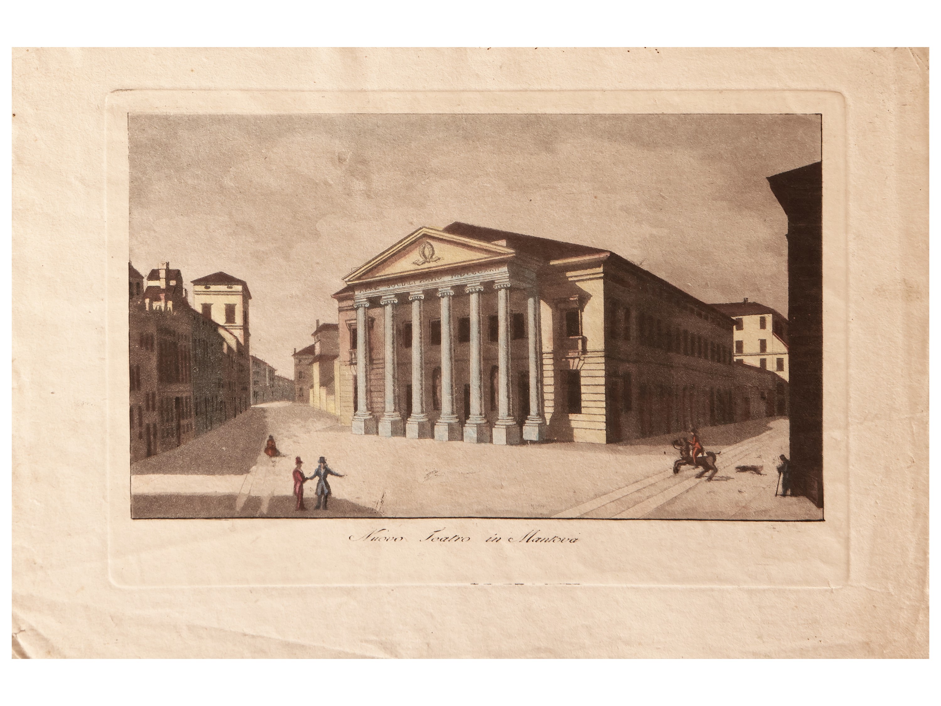 Plan De Mantoue Et De Ses Environs - Vedute di Mantova - Interieur D'une Pharmacie