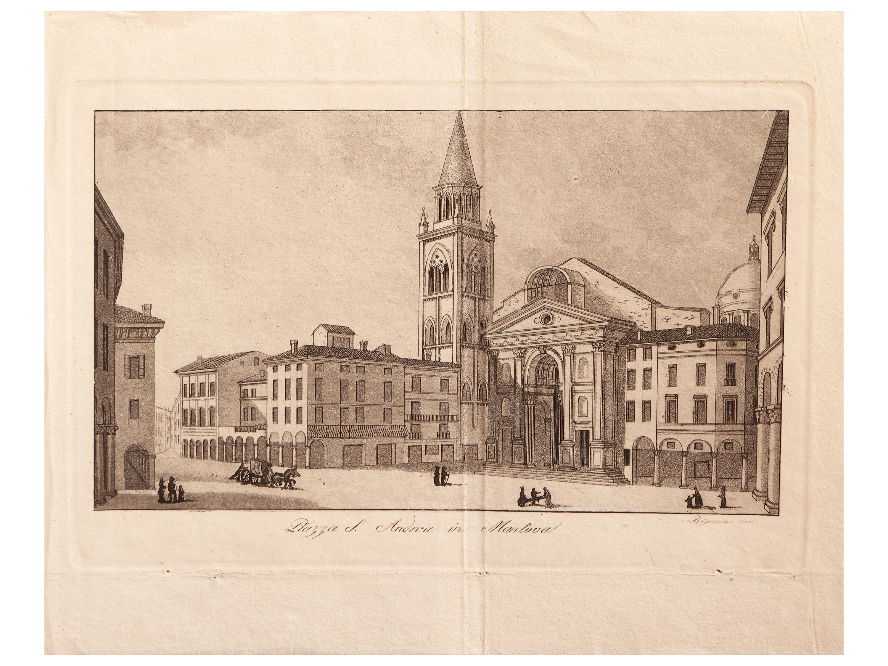 Plan De Mantoue Et De Ses Environs - Vedute di Mantova - Interieur D'une Pharmacie