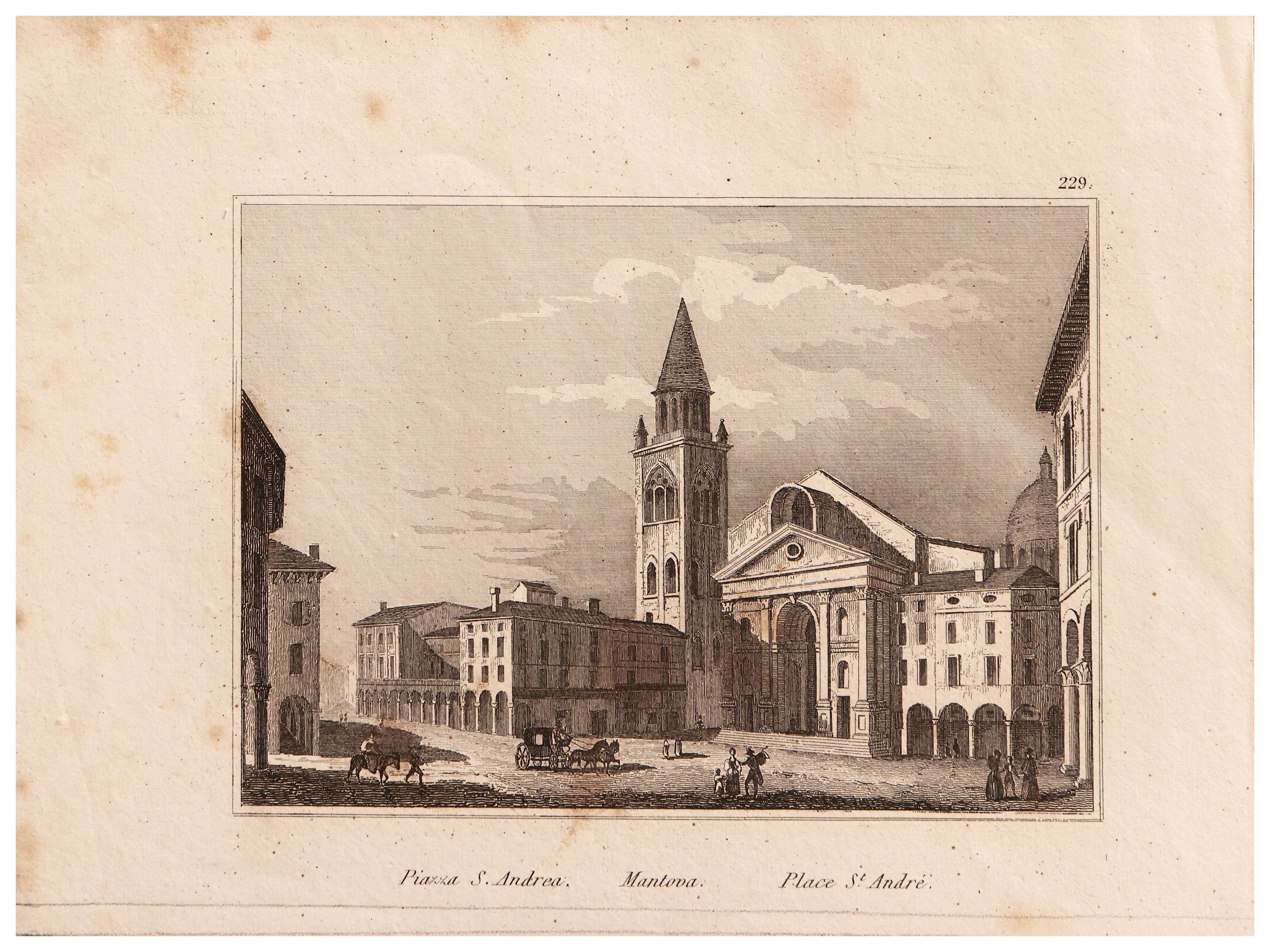 Plan De Mantoue Et De Ses Environs - Vedute di Mantova - Interieur D'une Pharmacie