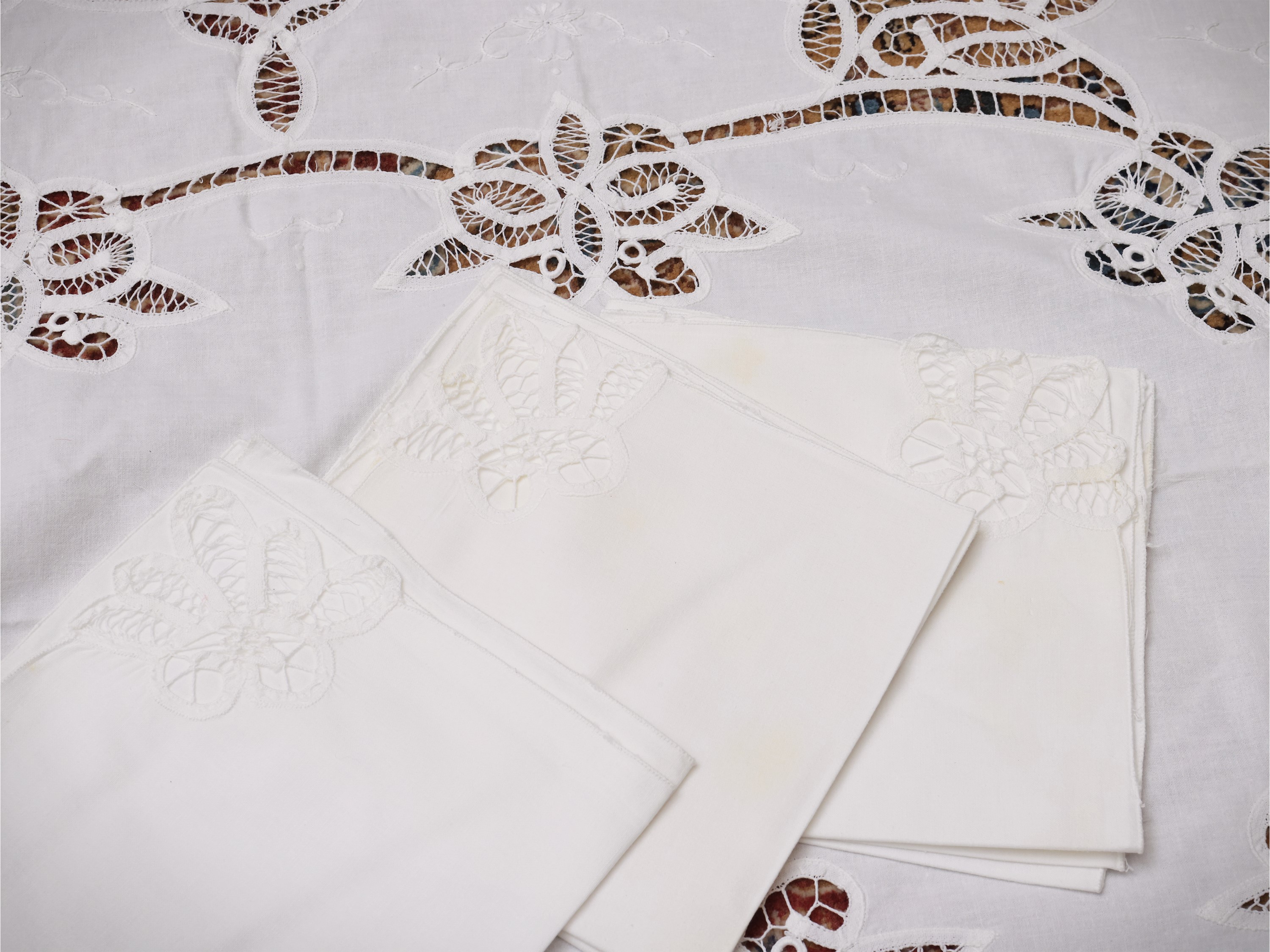 Tovaglia in lino bianco