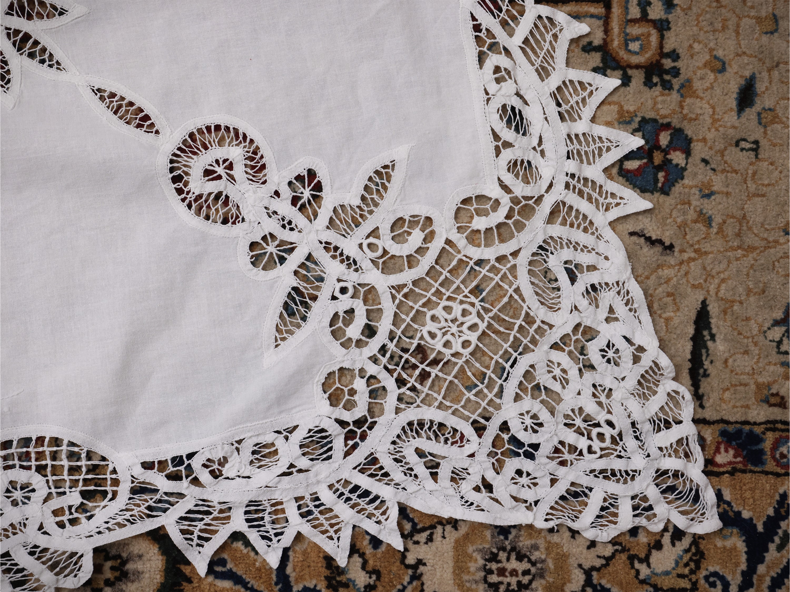 Tovaglia in lino bianco