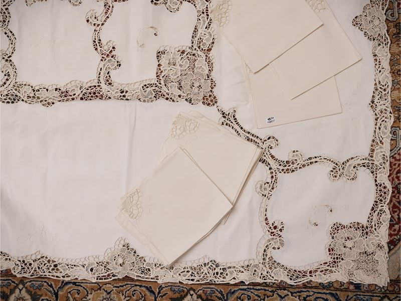 Grande tovaglia in lino