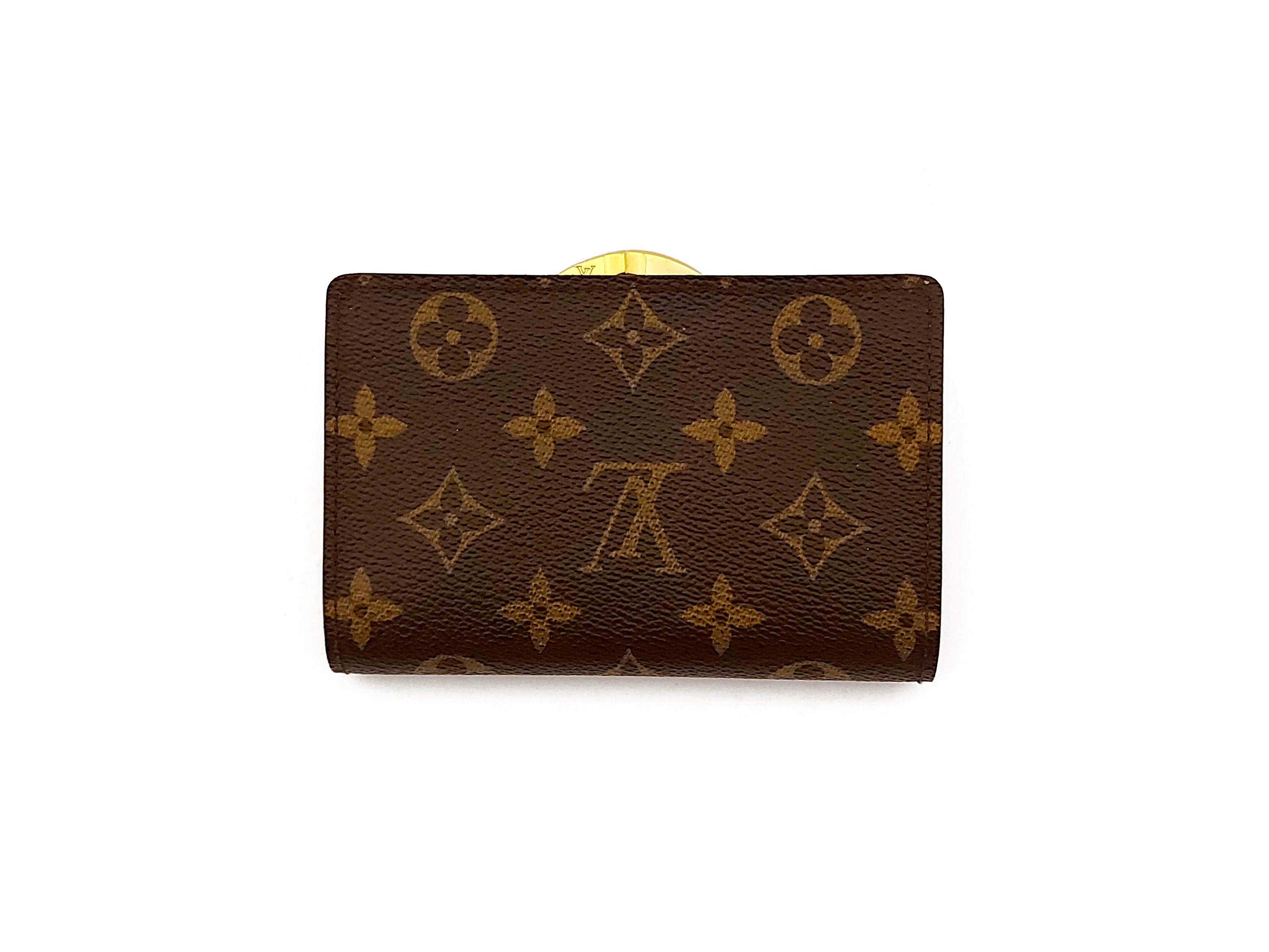 Louis Vuitton - Portafoglio da donna in tela Monogram