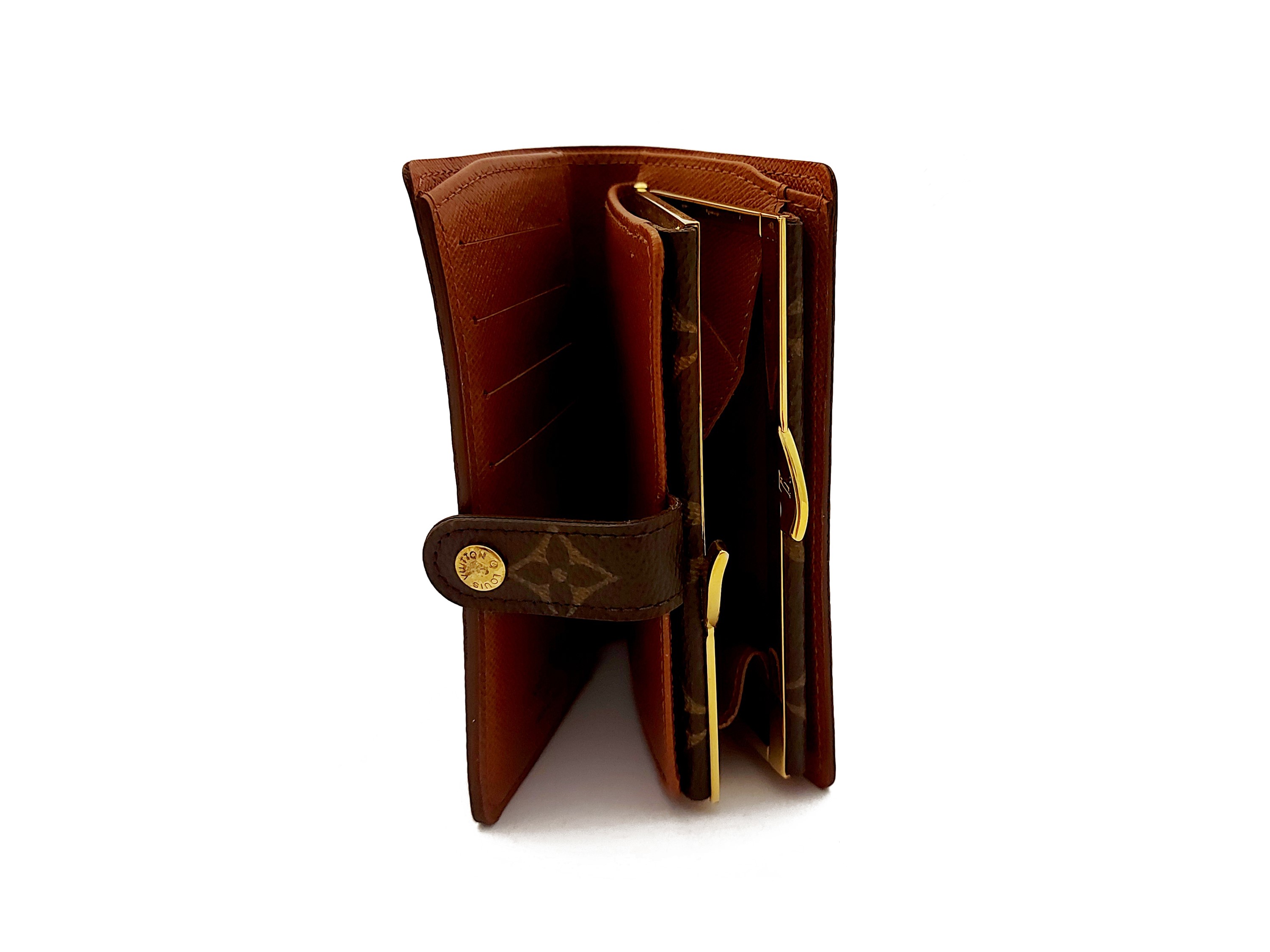 Louis Vuitton - Portafoglio da donna in tela Monogram