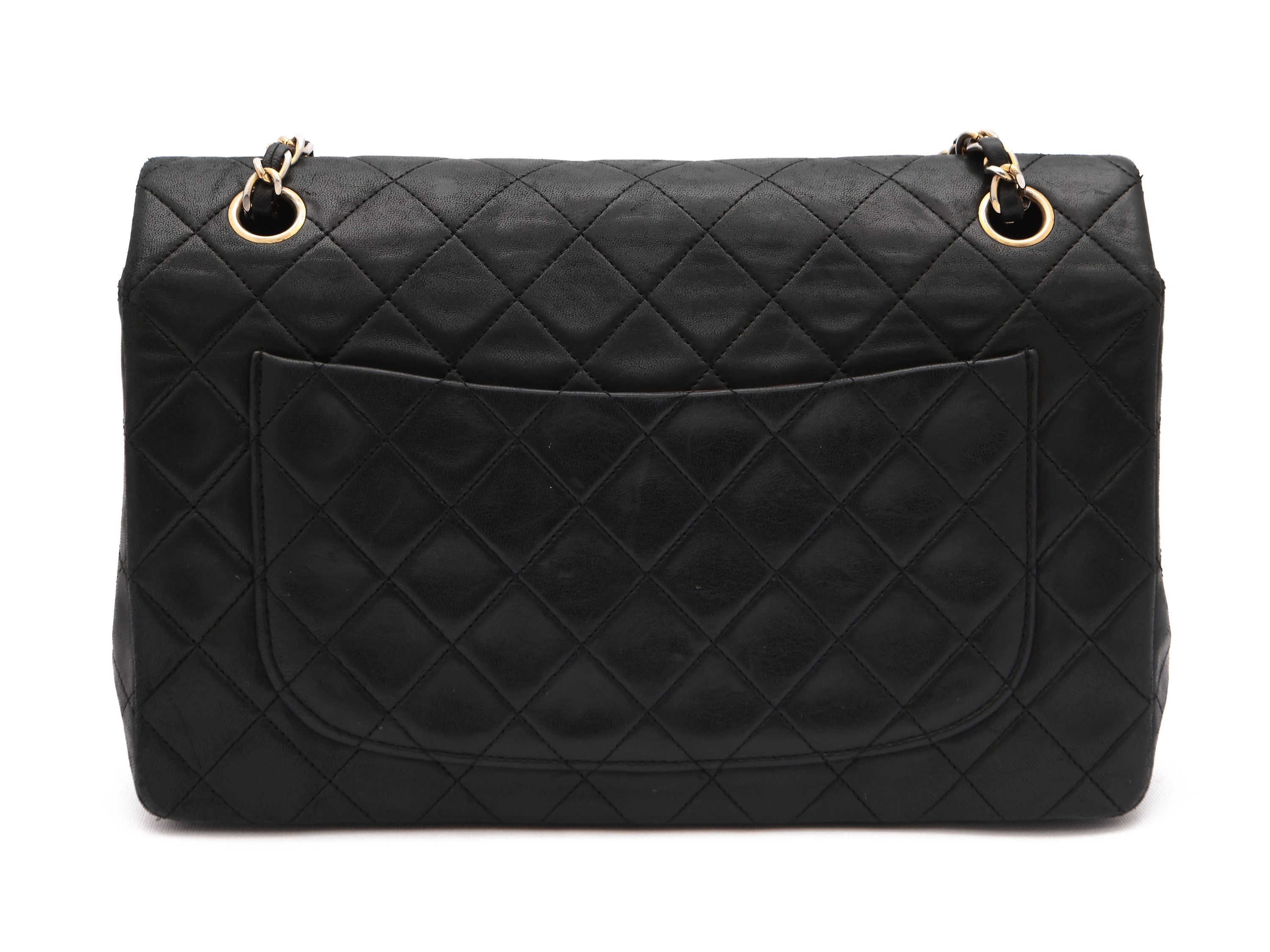 Chanel - Borsa classica a spalla 11.12 in pelle nera matelassé