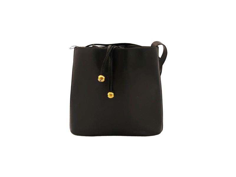 Secchiello in Pelle Blu