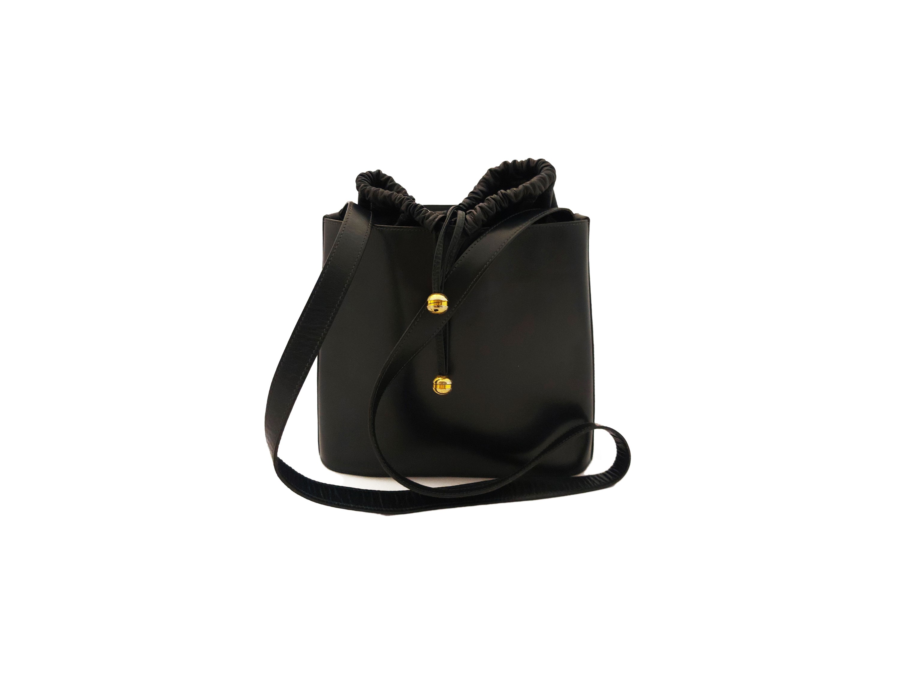 Secchiello in Pelle Blu