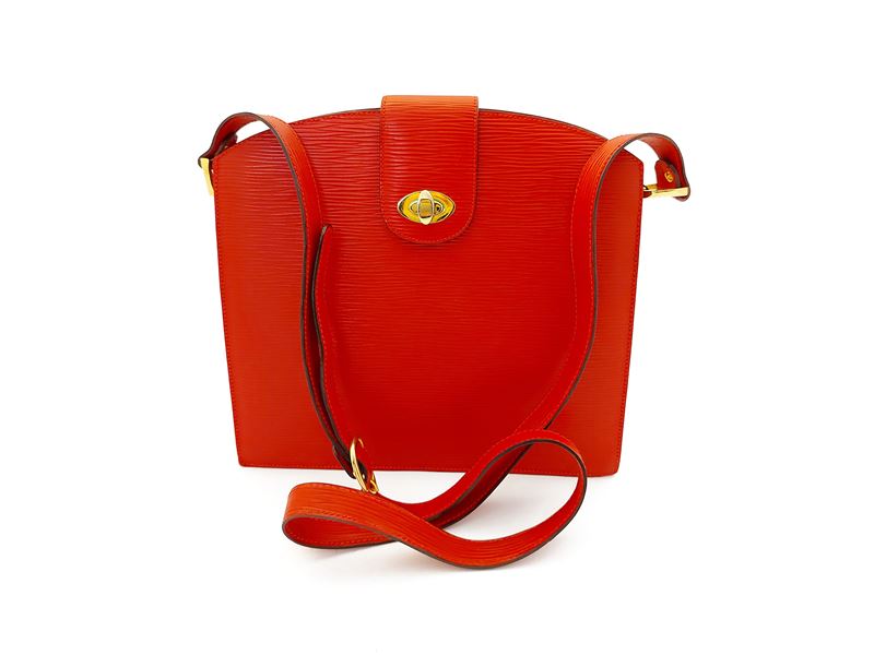 Serapian - Borsa a tracolla in pelle Epi rossa