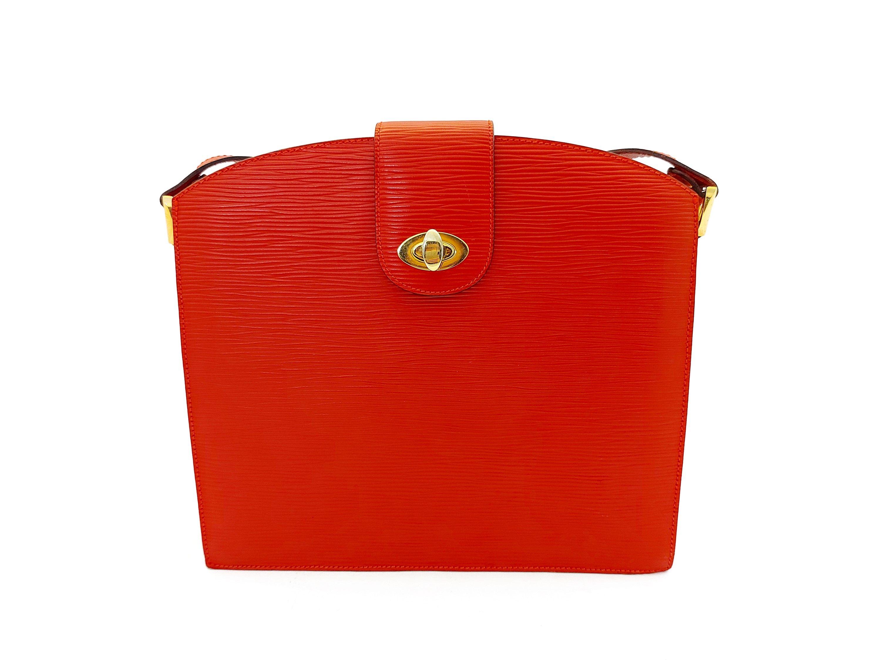 Serapian - Borsa a tracolla in pelle Epi rossa