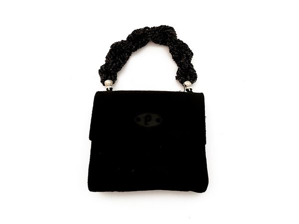 Cesare Piccini - Black velvet bag