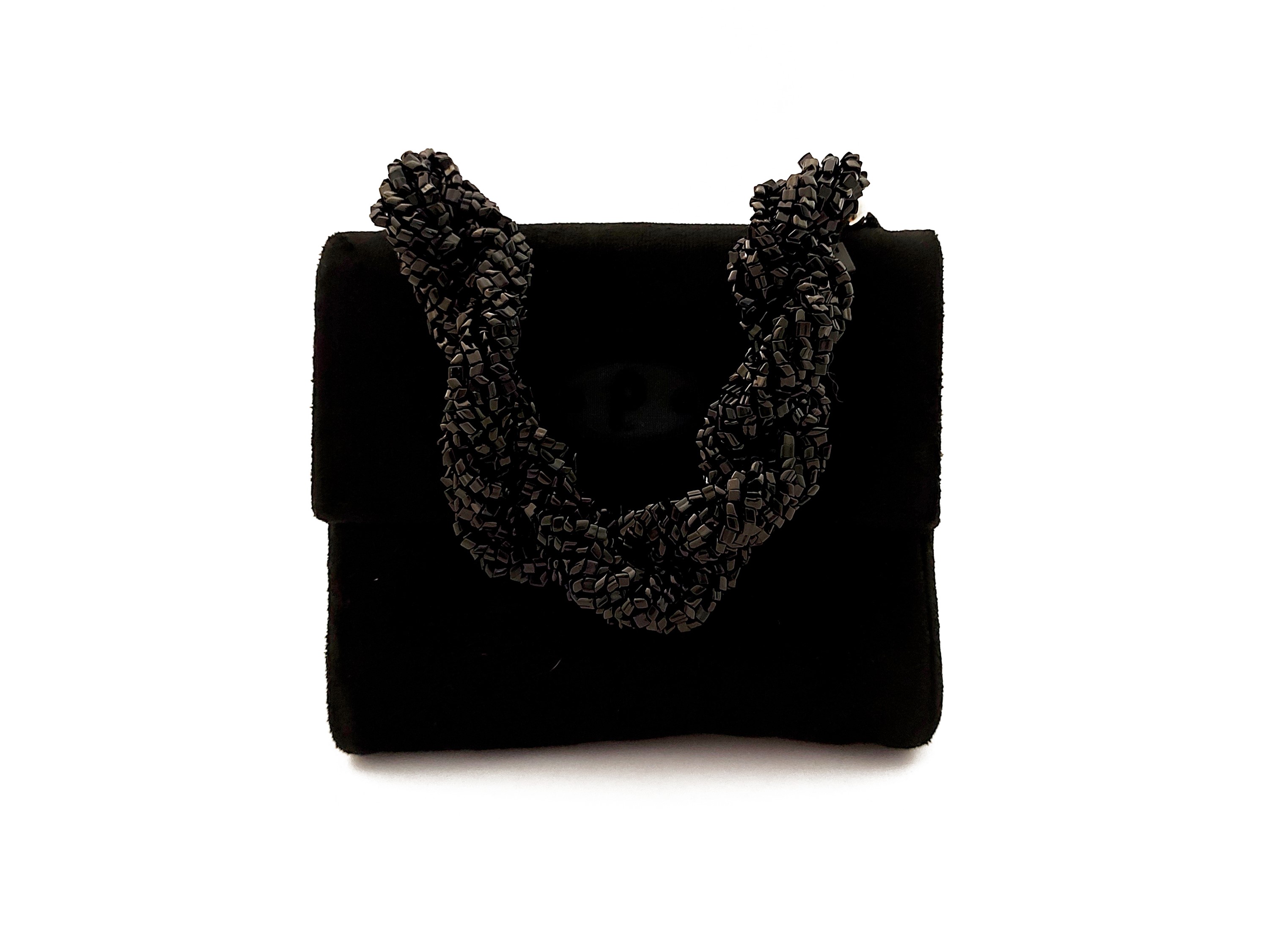 Cesare Piccini - Borsetta in velluto nero