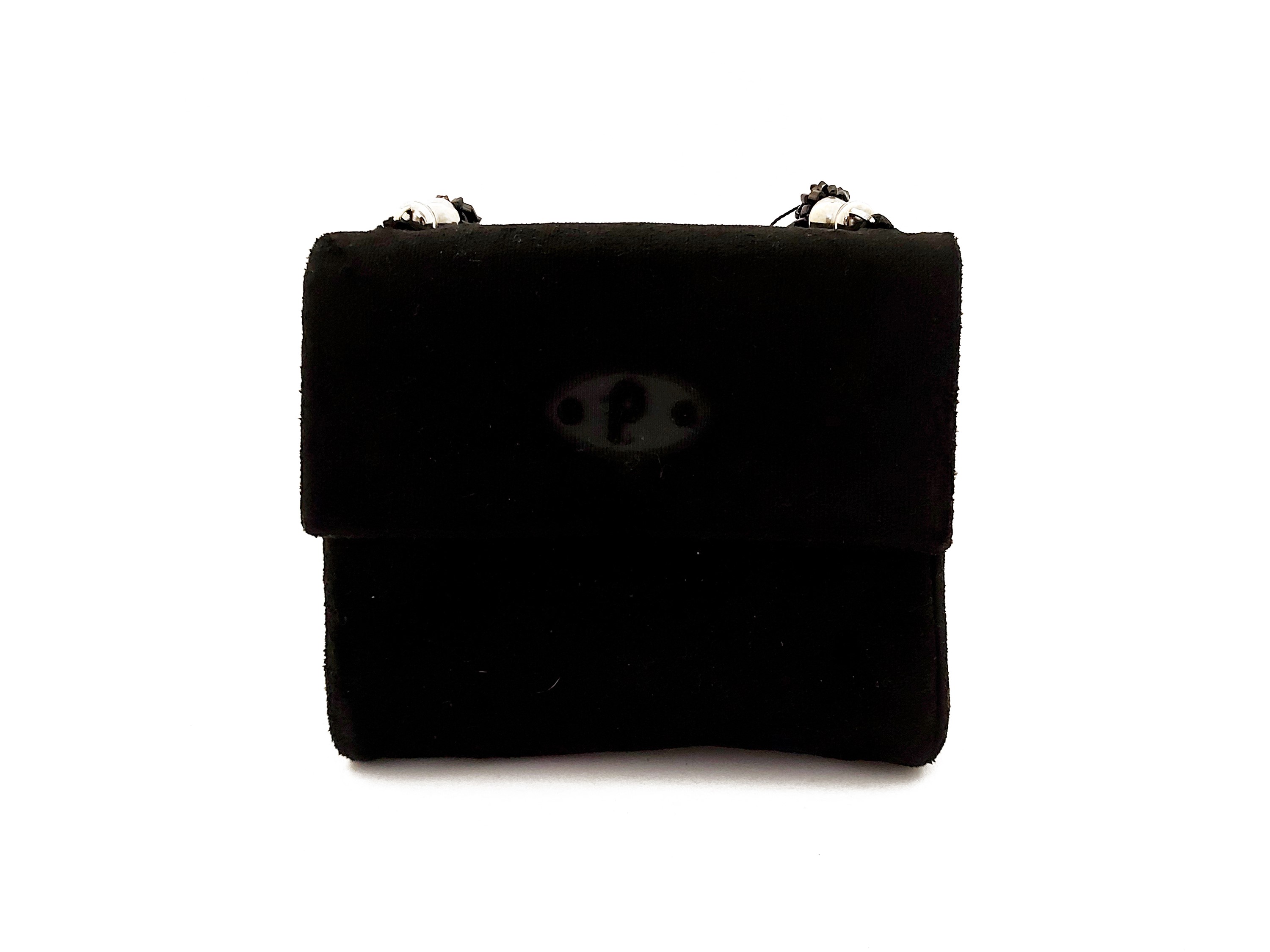 Cesare Piccini - Borsetta in velluto nero