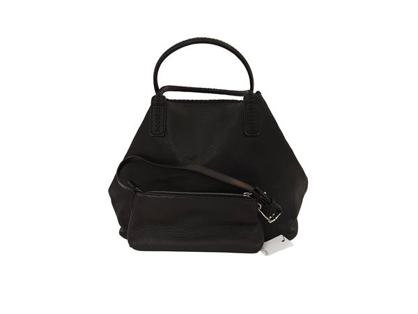 Two black leather bags