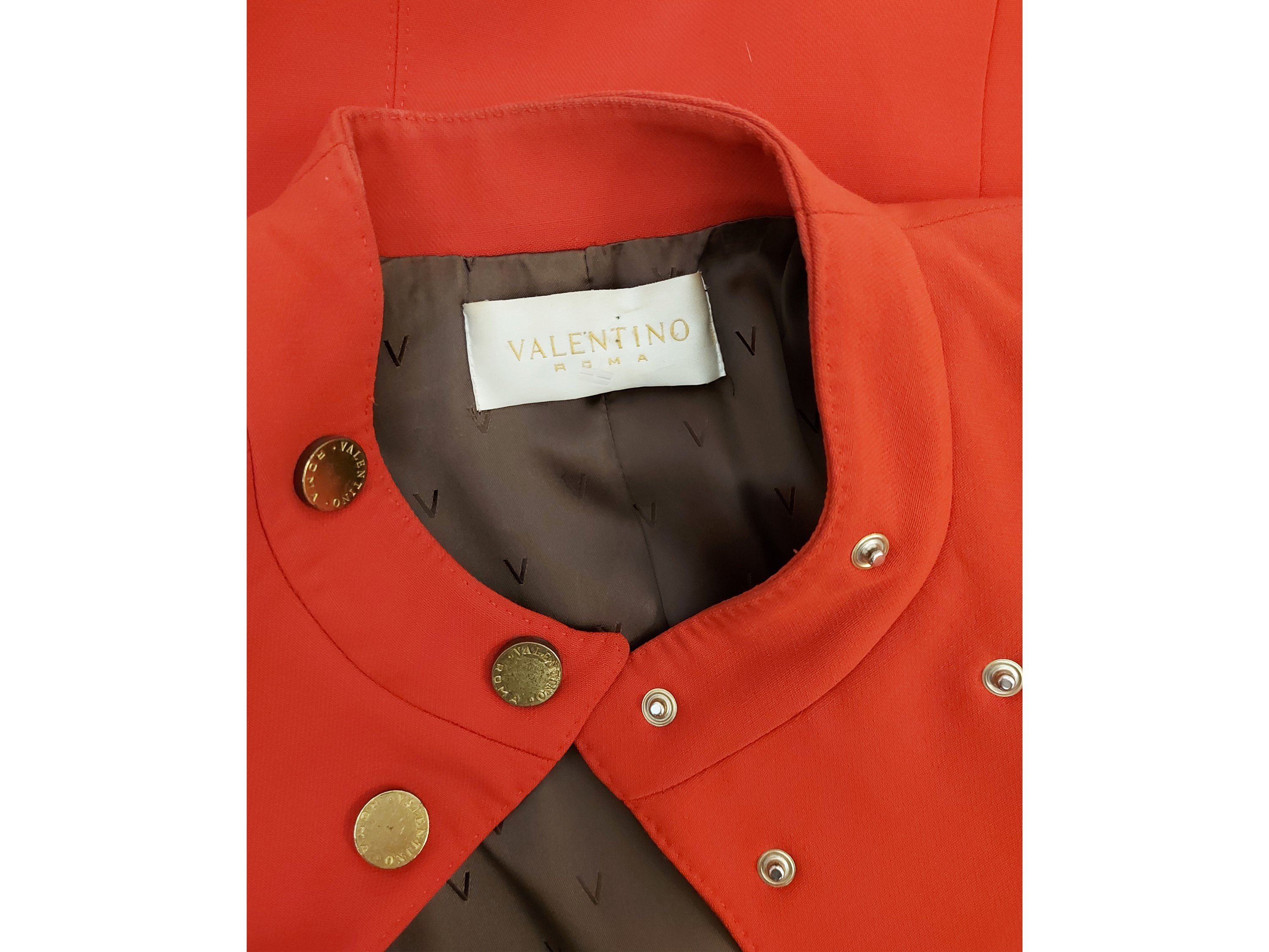 Valentino - Cappottino in Lana Rossa