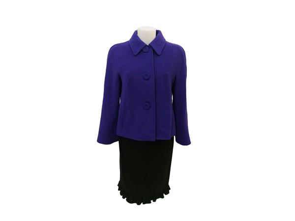Luisa Spagnoli - Purple wool jacket