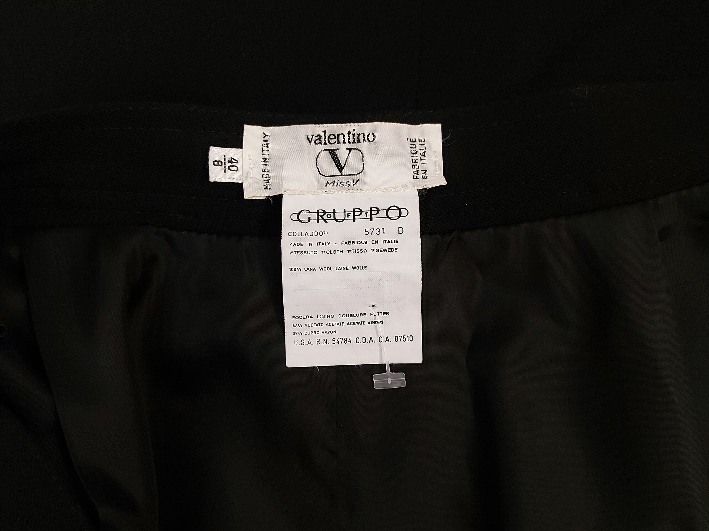 Valentino - Gonna in lana nera