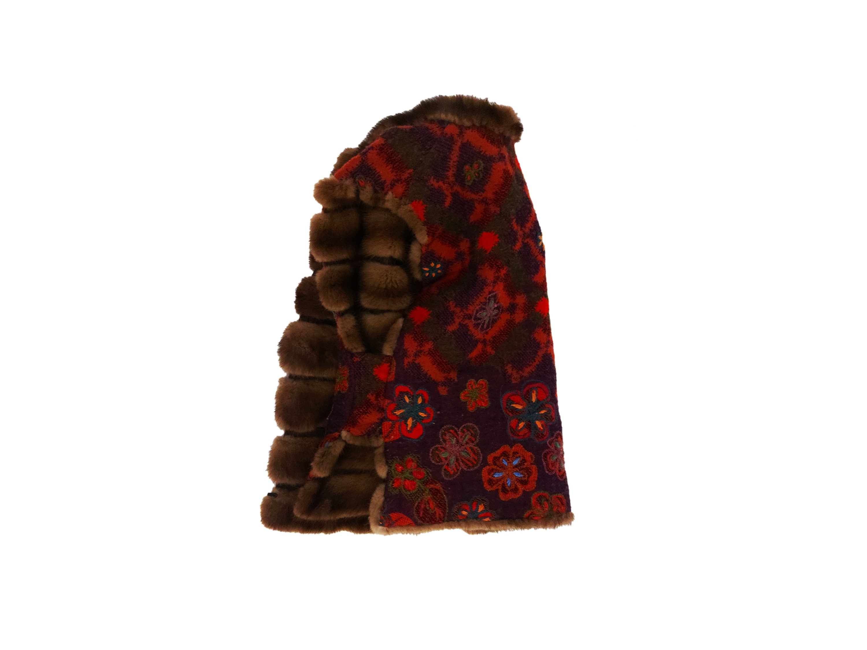 Gilet in pelliccia di visone