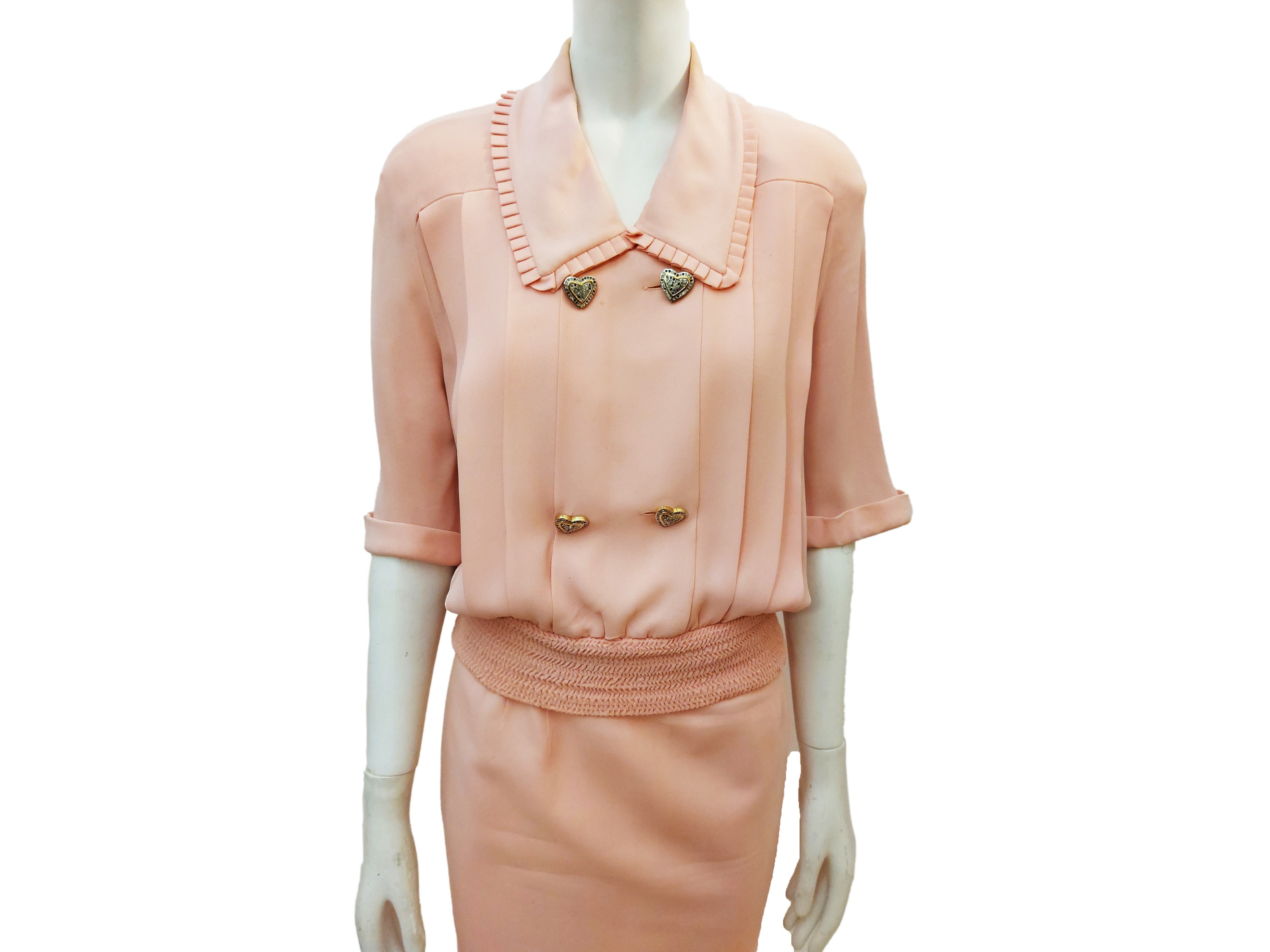 Night Valentino - Tailleur in Seta Rosa