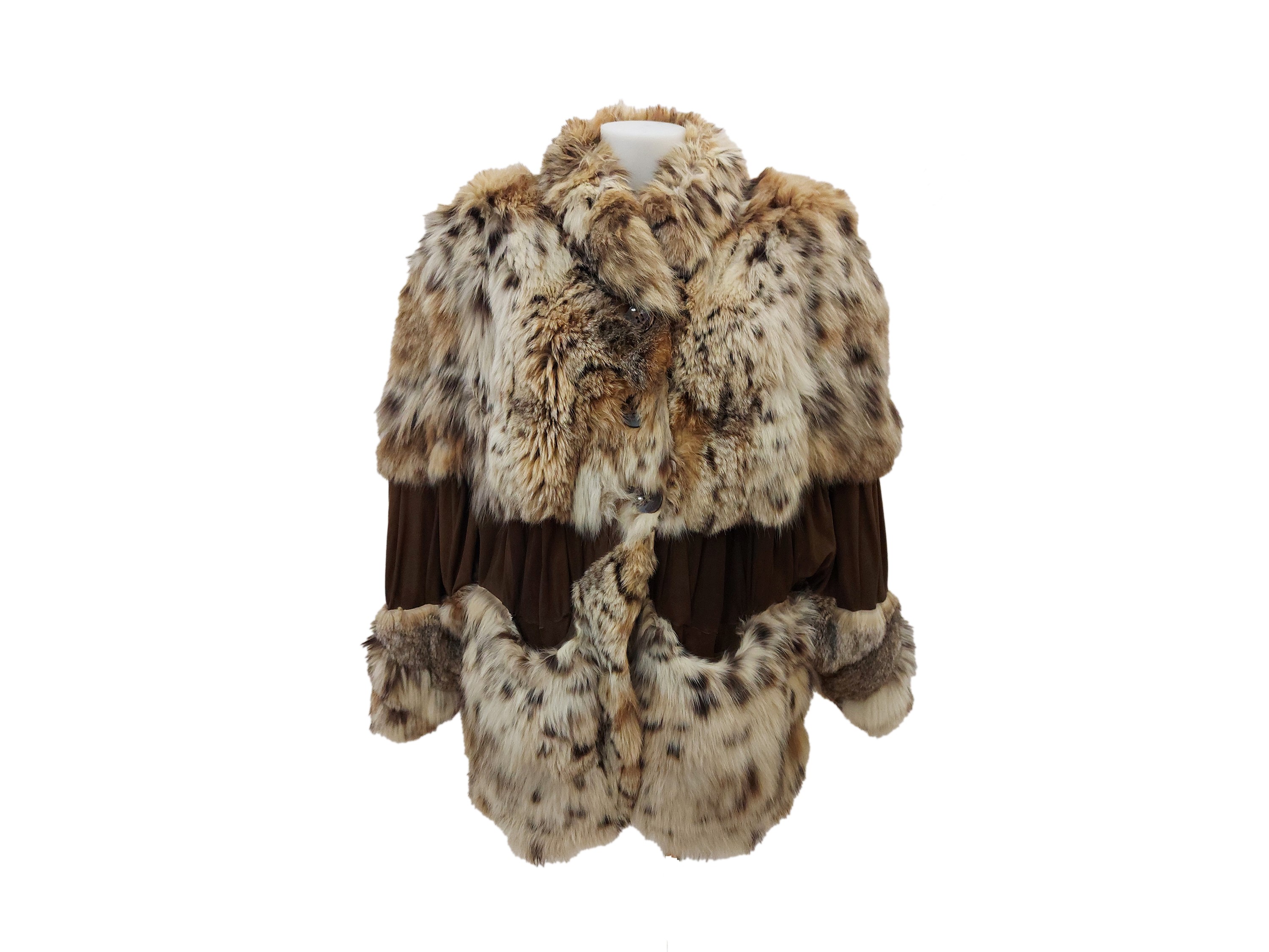 Lynx fur jacket with suede inlays, Jonathan Cozzi - Auction