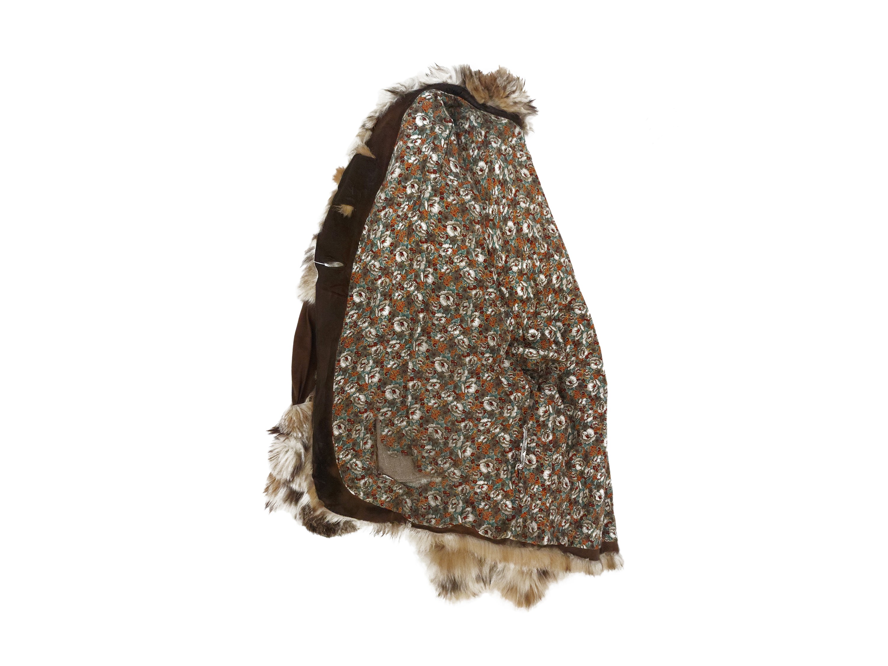 Giaccone Pelliccia di Lince con Intarsi in Suede, Jonathan Cozzi