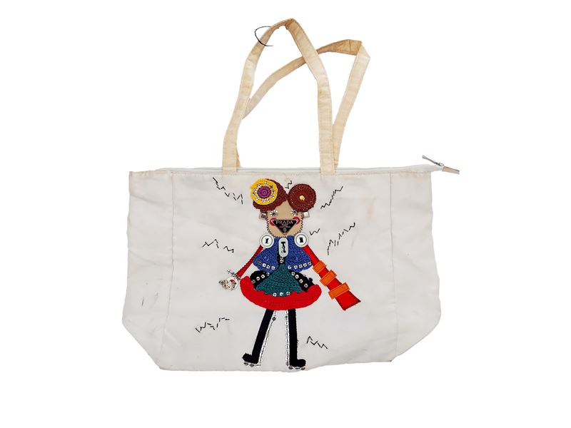 Prada - Shopper in nylon bianca