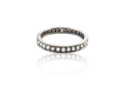 Anello Eternelle in Oro Bianco con Diamanti