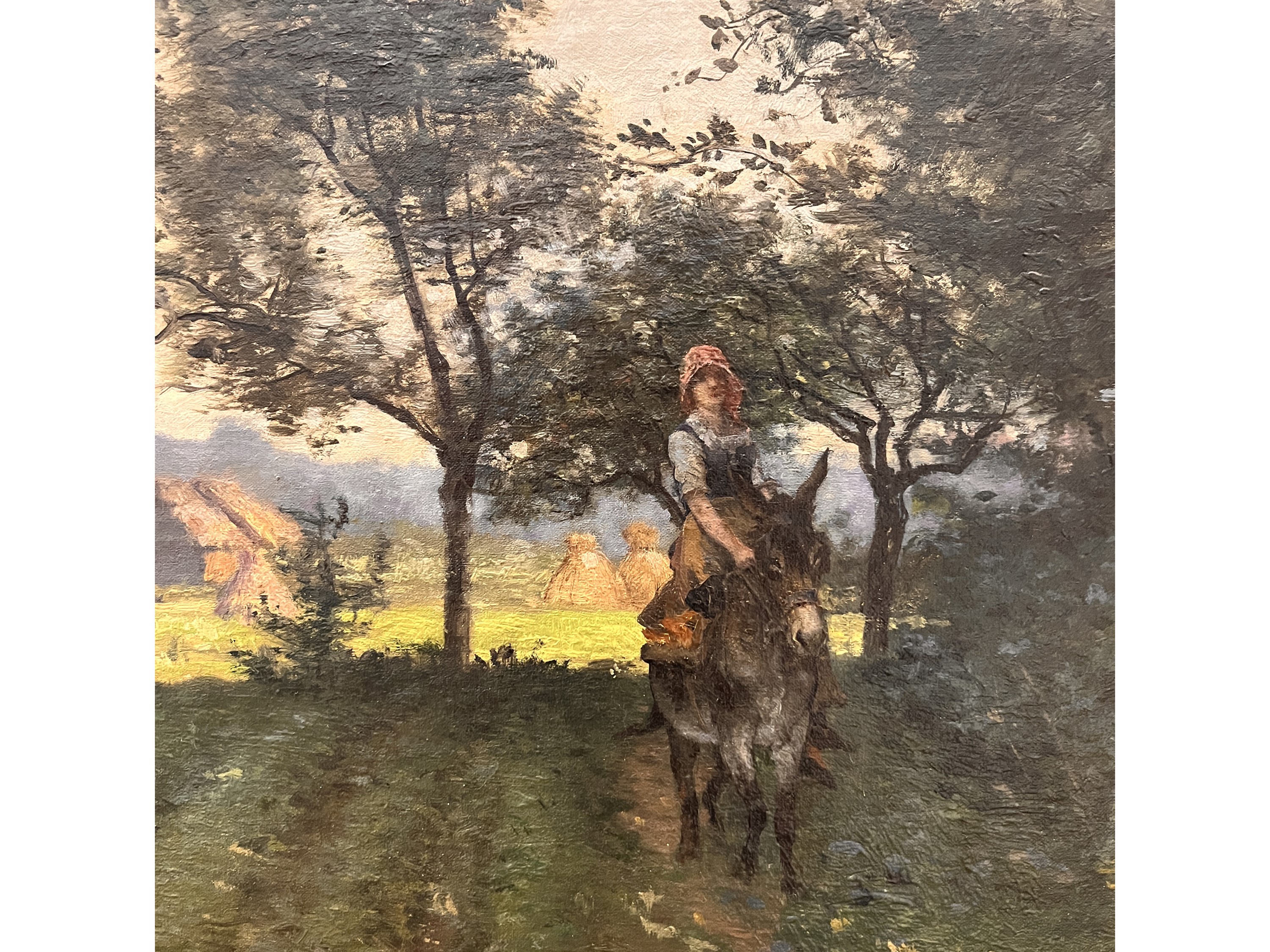 Luigi Gioli - Paesaggio Campestre con Figura