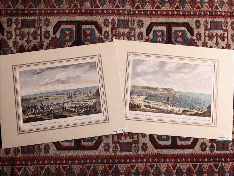 Vue Du Port De Boulogne ... Départ De la Flottille - Embarquement Des Anglais En Hollande