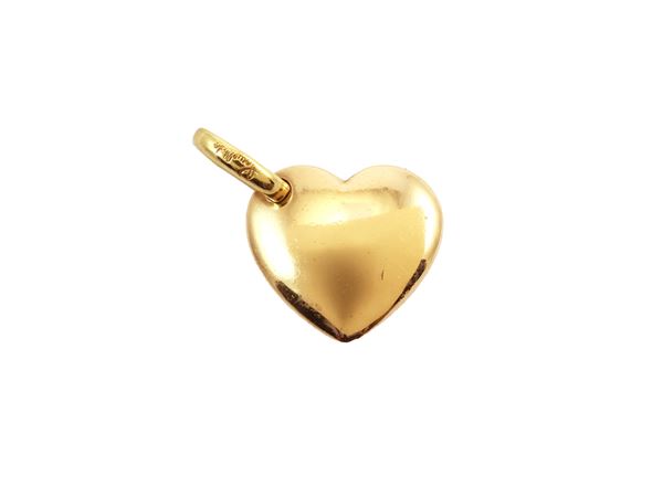 Pomellato pendant with yellow gold heart