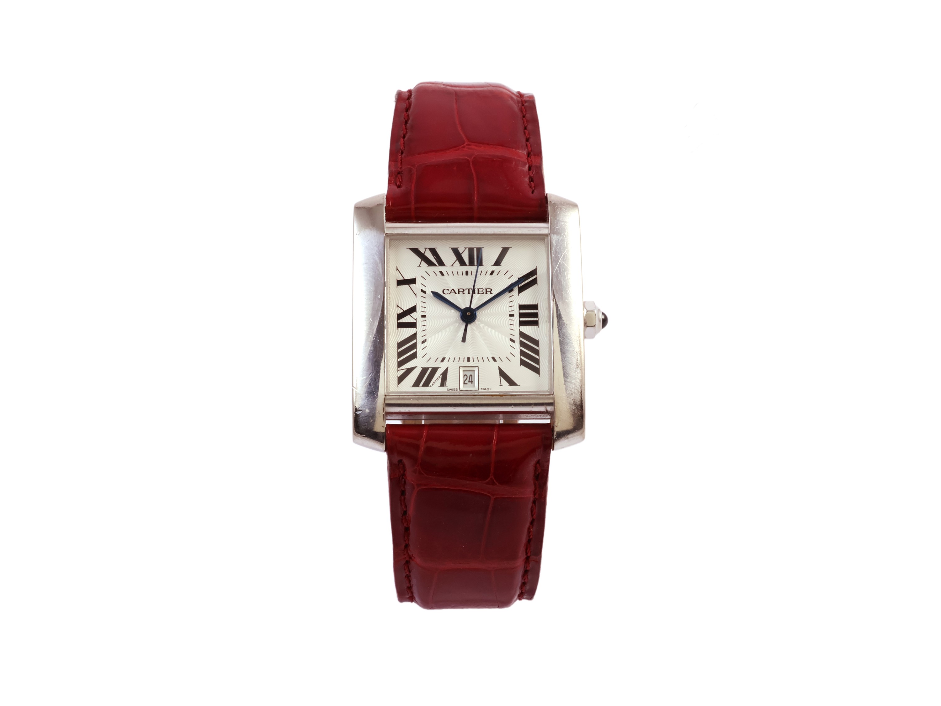 Orologio da Polso Cartier Tank Française in Oro Bianco