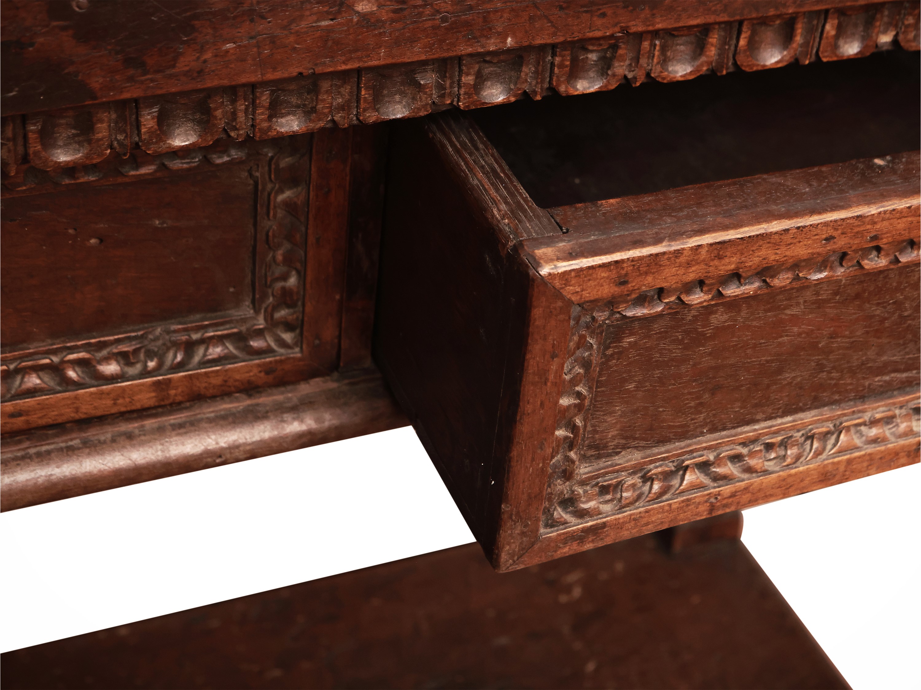 Taavolo console in noce