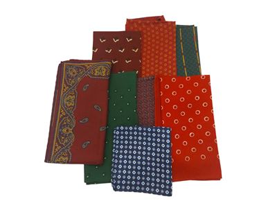 Assortimento di Foulard da Uomo in Seta