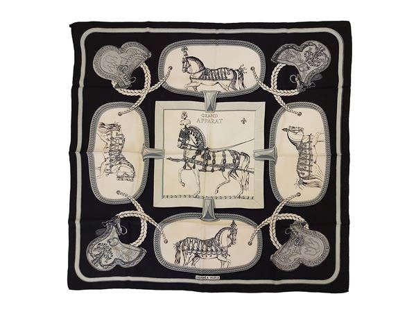 Hermès - Silk Foulard 'Grand Apparat' by Hacques Eudel