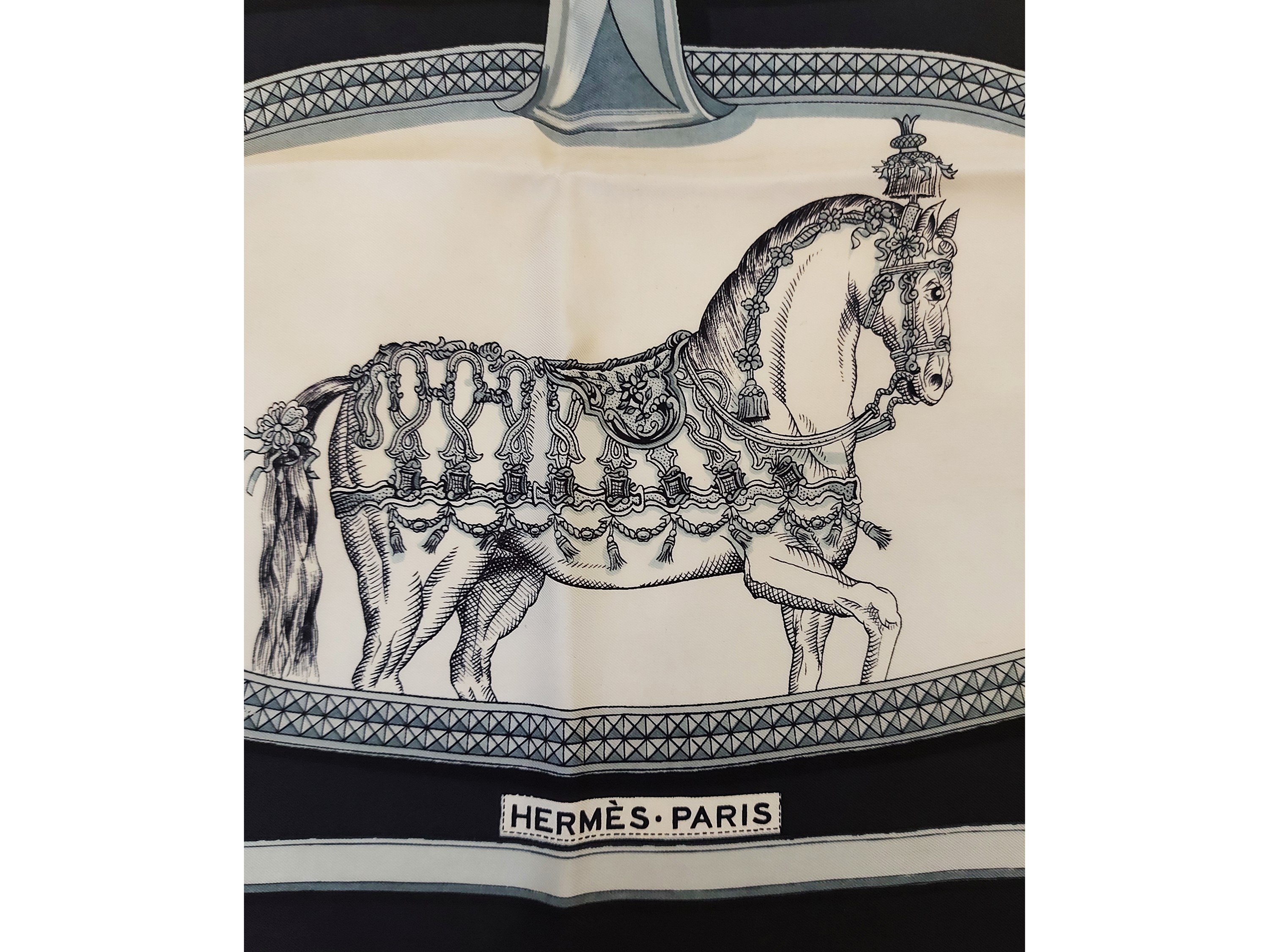 Hermès - Foulard in seta 'Grand Apparat' di Hacques Eudel