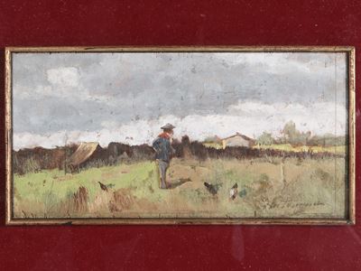 Scorcio di Campagna con Figura