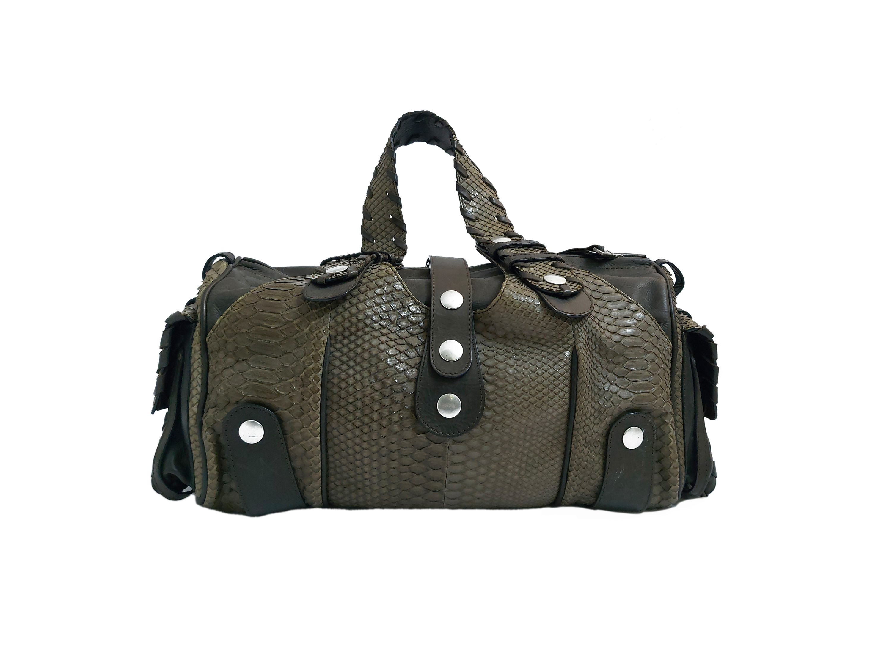 Chloé, Borsa Silverado in pitone e pelle