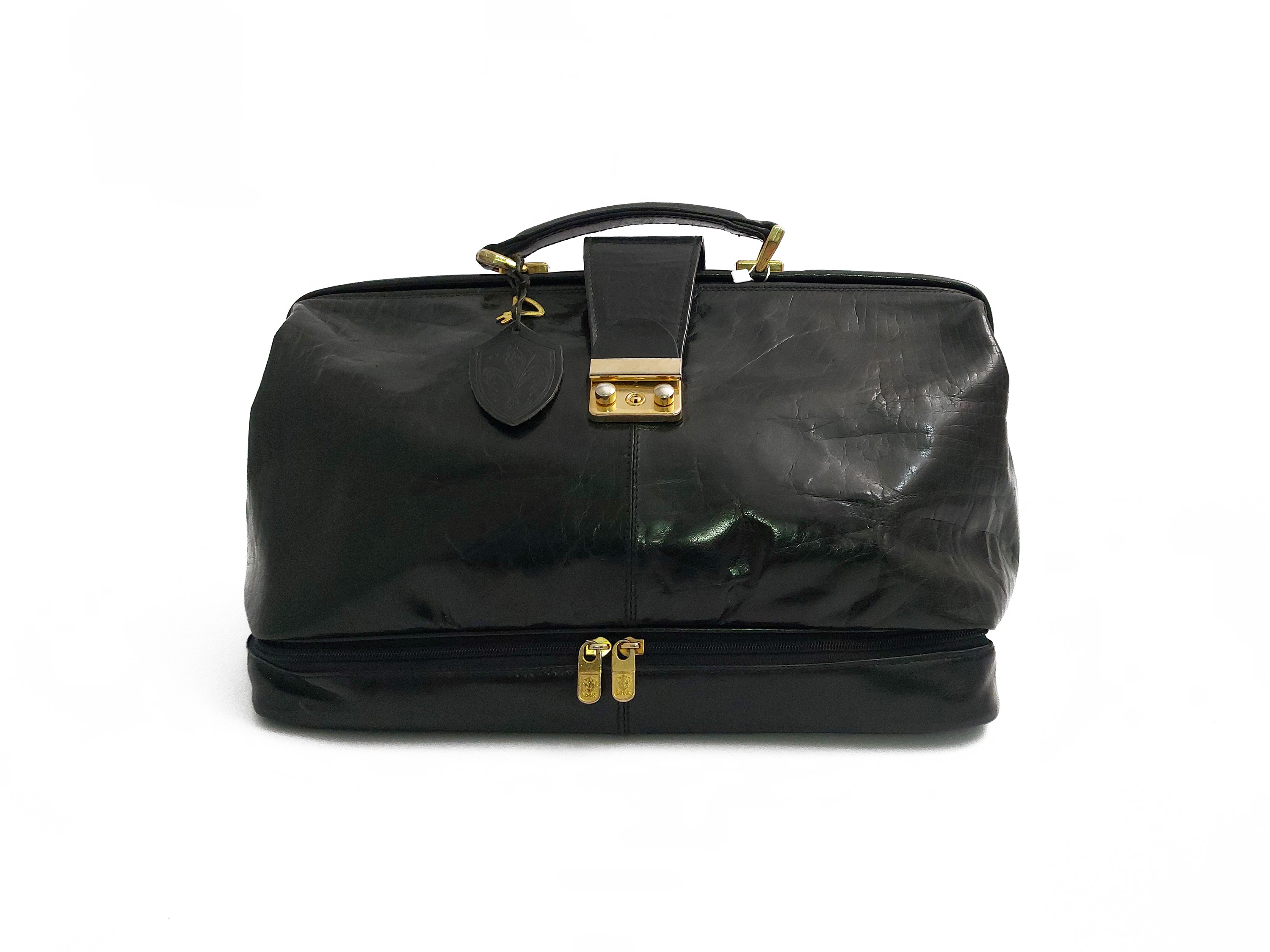 Doctor Bag in Vitello Nero