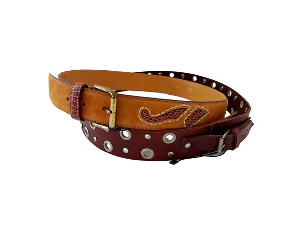 Lot of three belts