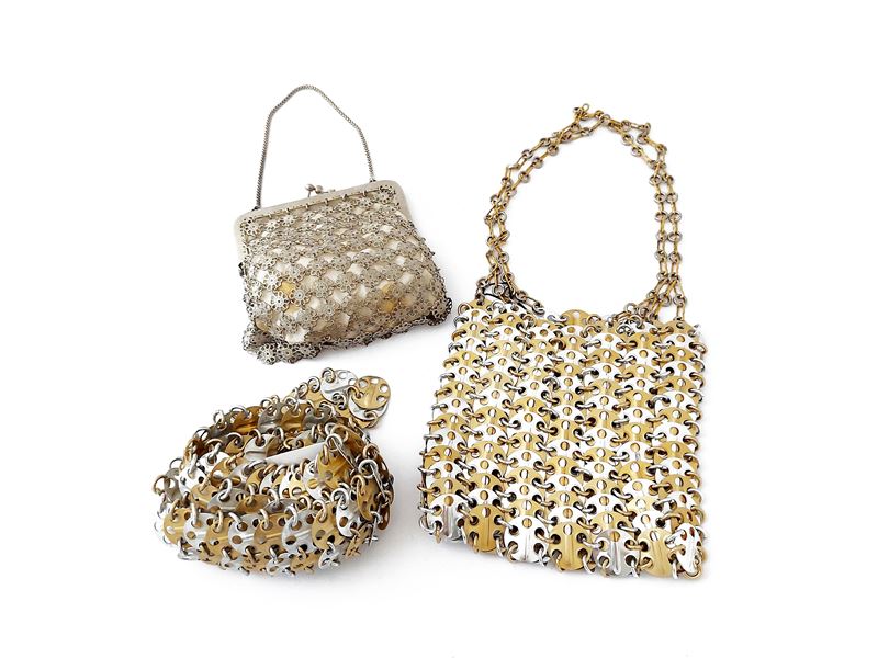 Borsetta in Metallo Stile Paco Rabanne