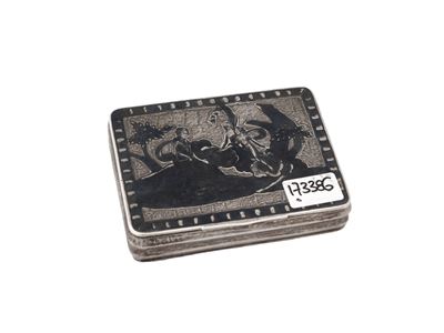 Tabacchiera in Argento Niellato