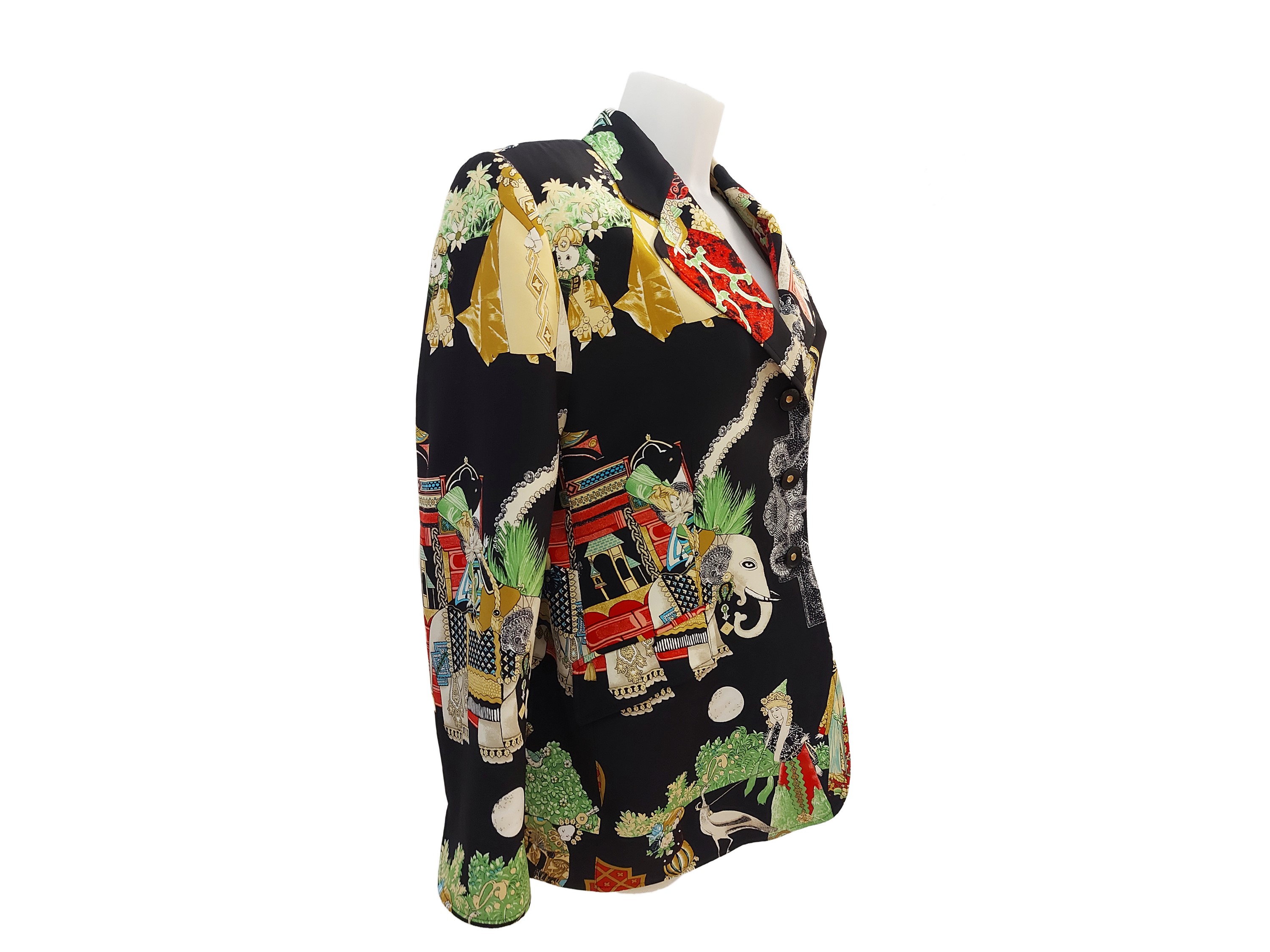 Barbara Kessels - Giacca in seta a motivo orientale